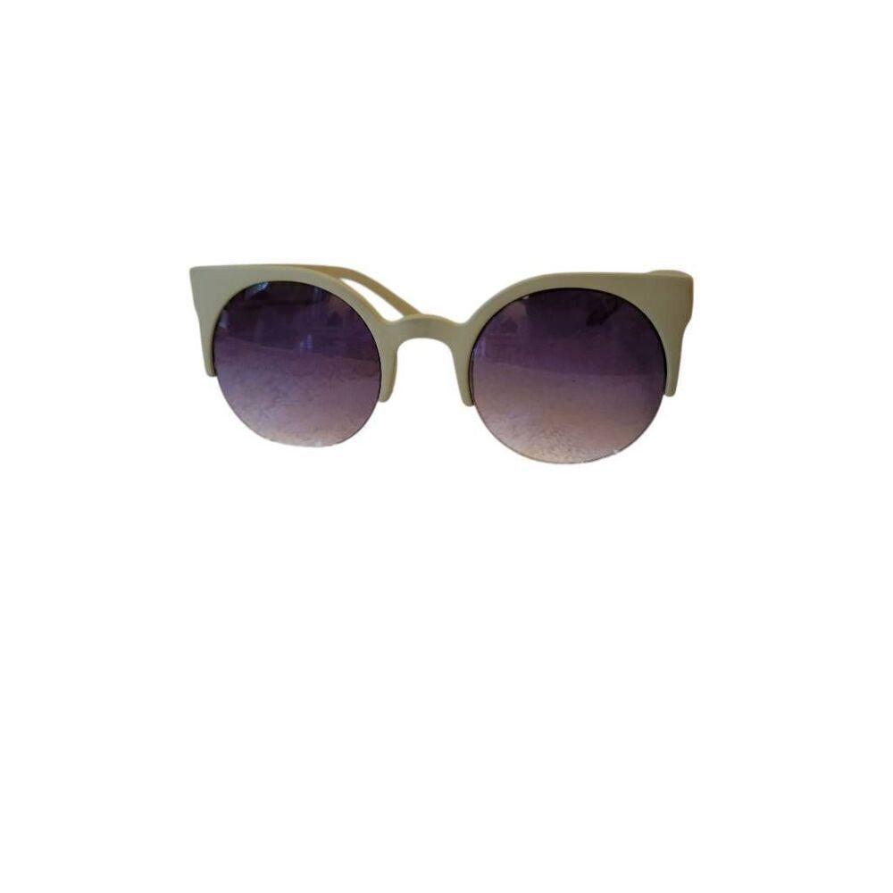 Light Green 1/2 Rim Cat's Eye Neff Sunglasses